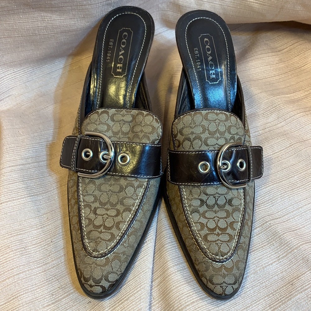 Coach Vintage almost NEW made in Italy mules - Picture 2 of 15